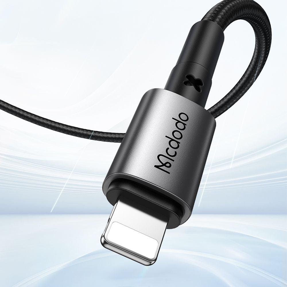 Кабел за данни и зареждане USB-A - Lightning McDodo CA-3580, 18W, 1.2m, Черен
