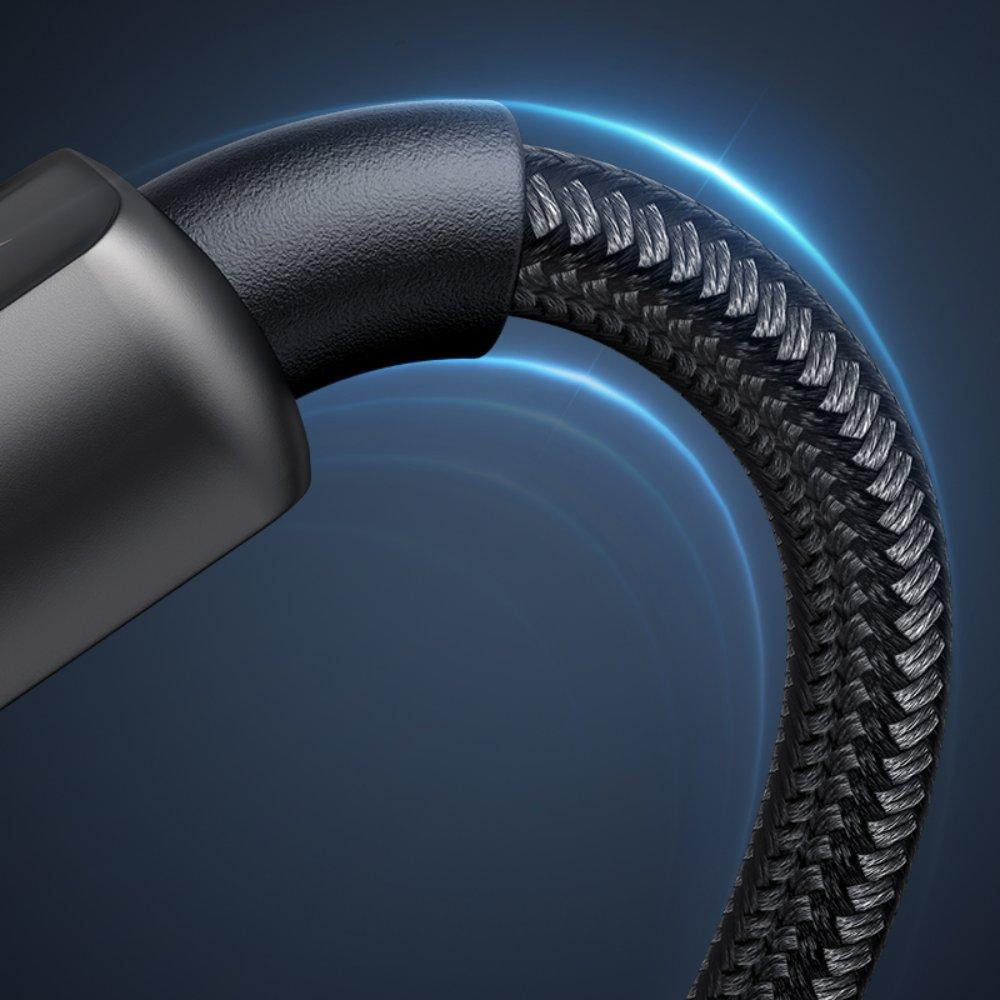 USB-A to Lightning McDodo CA-3620 Data and Charging Cable with Auto Power Off Display, 18W, 1.2m, Black