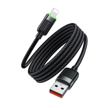 Кабел за данни и зареждане USB-A - Lightning McDodo CA-6000 Self Winding, 18W, 1.2m, Черен