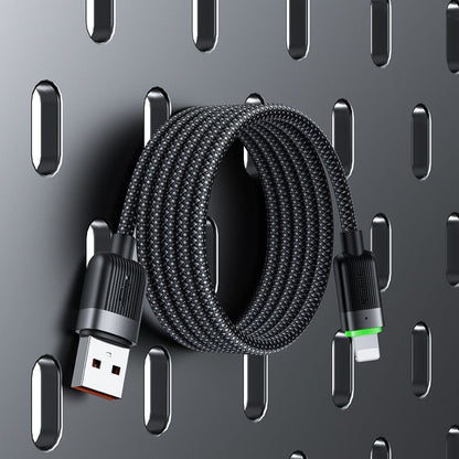 Кабел за данни и зареждане USB-A - Lightning McDodo CA-6000 Self Winding, 18W, 1.2m, Черен