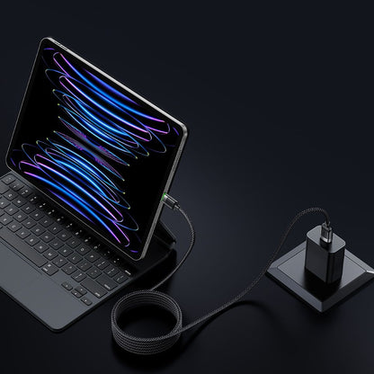 Кабел за данни и зареждане USB-A - Lightning McDodo CA-6000 Self Winding, 18W, 1.2m, Черен