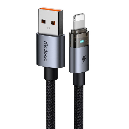 USB-A to Lightning McDodo CA-6910 Data and Charging Cable, 18W, 1.2m, Black