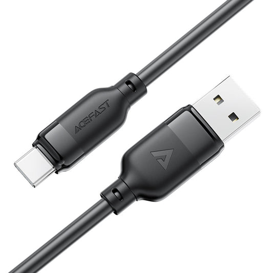 Кабел за данни и зареждане USB-A - USB-C Acefast C16-04, 18W, 1.2m, Черен