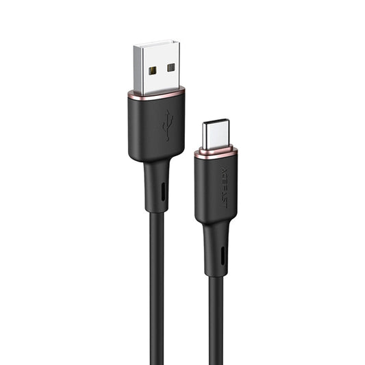 Кабел за данни и зареждане USB-A - USB-C Acefast C2-04, 18W, 1.2m, Черен