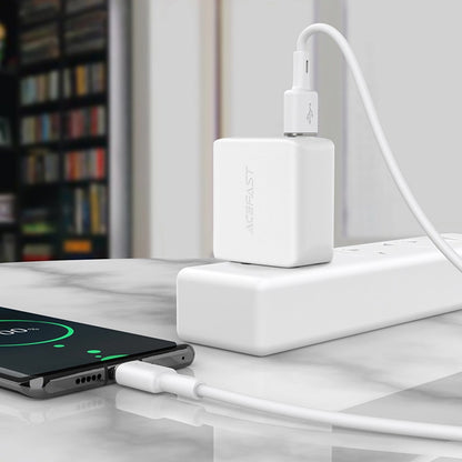 Кабел за данни и зареждане USB-A - USB-C Acefast C2-04, 18W, 1.2m, Черен