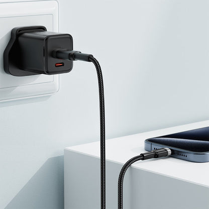 Кабел за данни и зареждане USB-A - USB-C Acefast C22-04, 18W, 1.2m, Черен