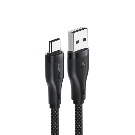 Кабел за данни и зареждане USB-A - USB-C Acefast C8-04, 18W, 1.2m, Черен