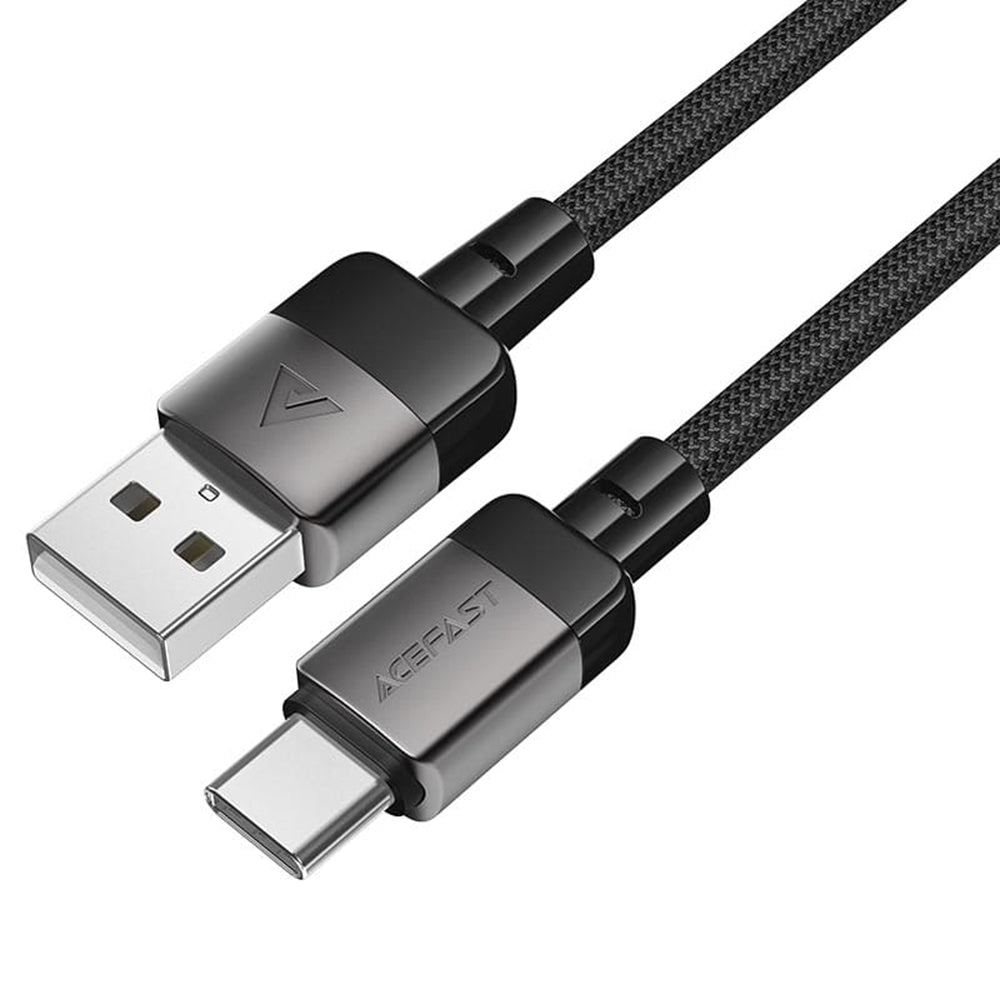 Кабел за данни и зареждане USB-A - USB-C Acefast C9-04, 18W, 1.2m, Черен