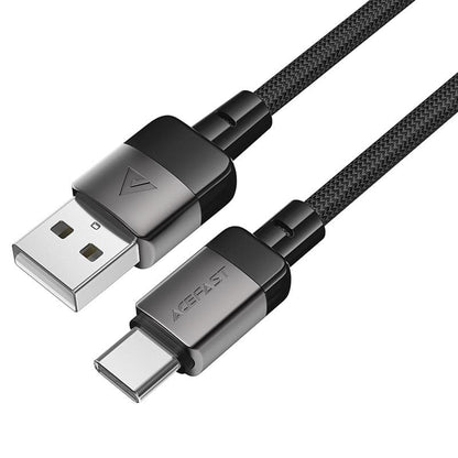 Кабел за данни и зареждане USB-A - USB-C Acefast C9-04, 18W, 1.2m, Черен