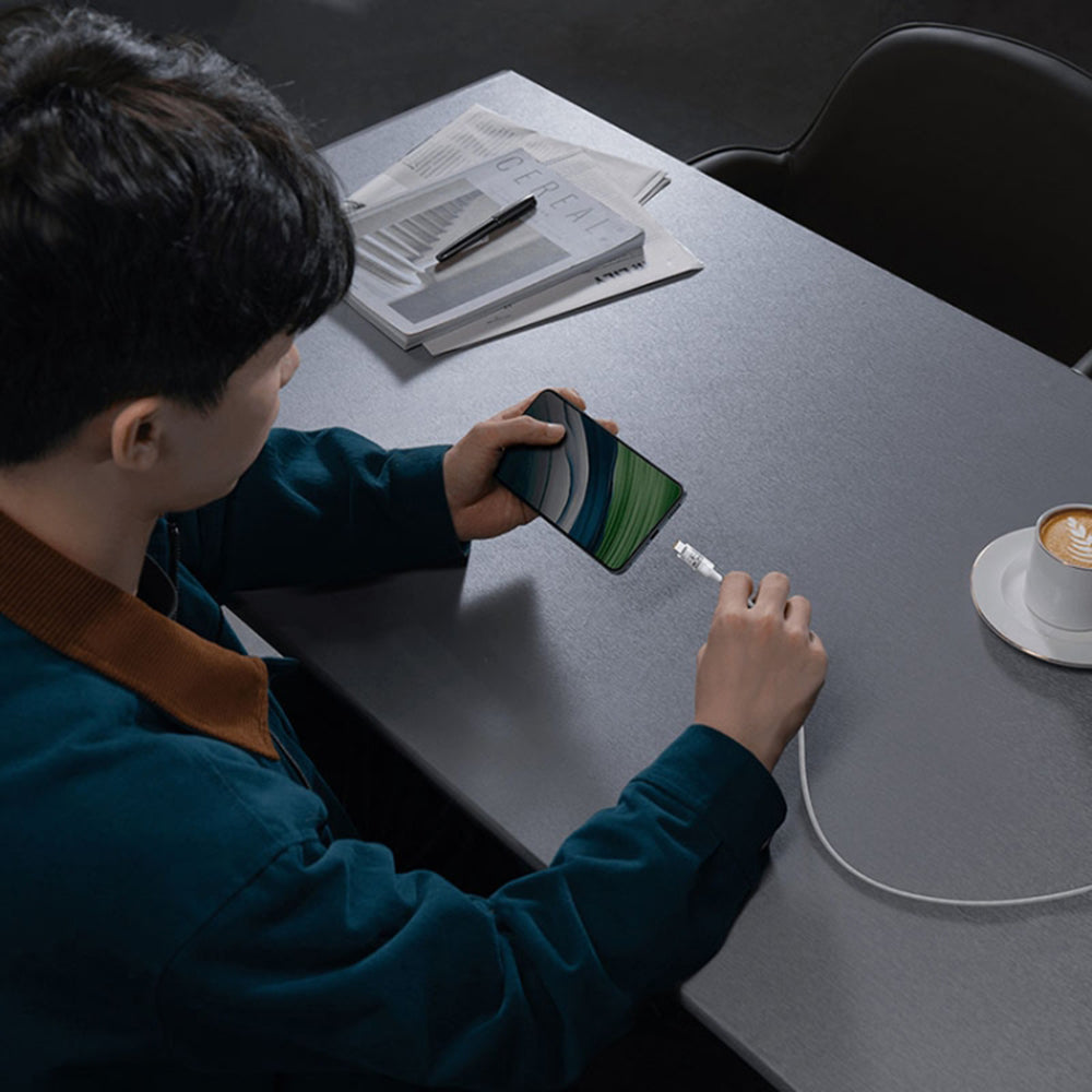 USB-A to USB-C Baseus Gem Data and Charging Cable, 100W, 1m, White P10373002211-00