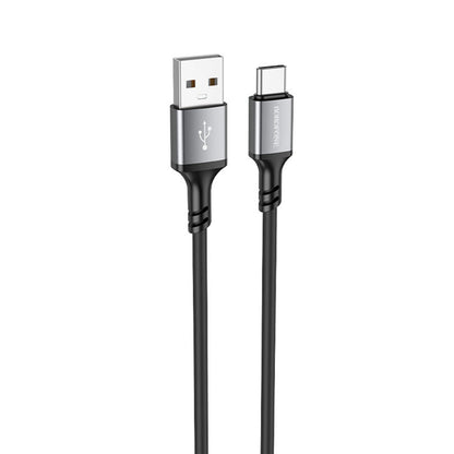 Кабел за данни и зареждане USB-A - USB-C Borofone BX83, 18W, 1m, Черен