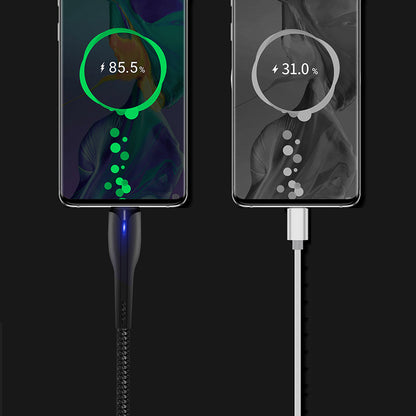 Кабел за данни и зареждане USB-A - USB-C ColorWay CW-CBUC034, 18W, 1m, Черен