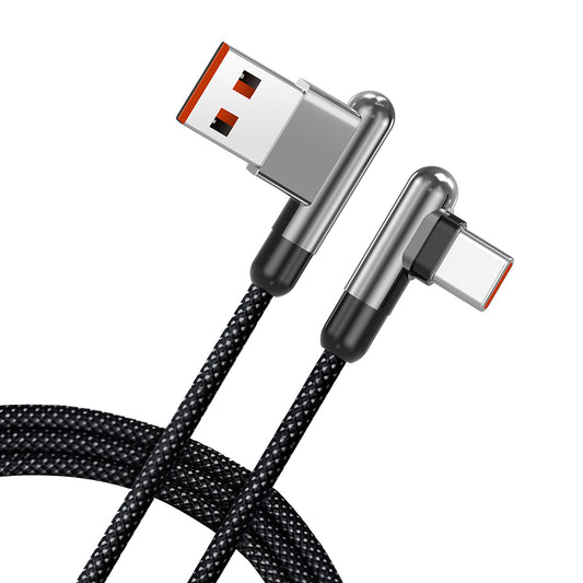 USB-A to USB-C Data and Charging Cable Lito LD13C, 18W, 1m, Black