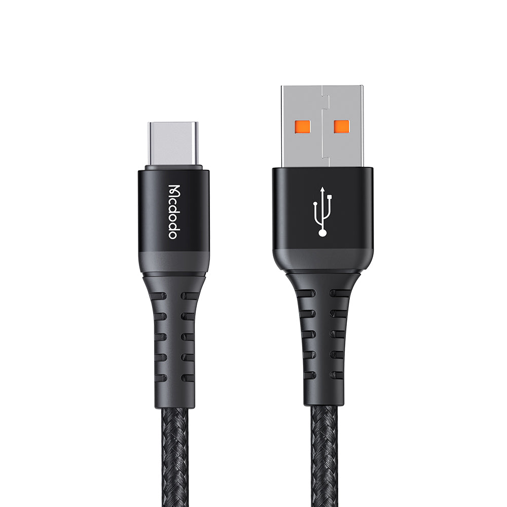 Кабел за данни и зареждане USB-A - USB-C McDodo CA-2271, 18W, 1m, Черен