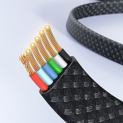 Кабел за данни и зареждане USB-A - USB-C McDodo CA-4980 Rythm Display, 100W, 1.2m, Черен