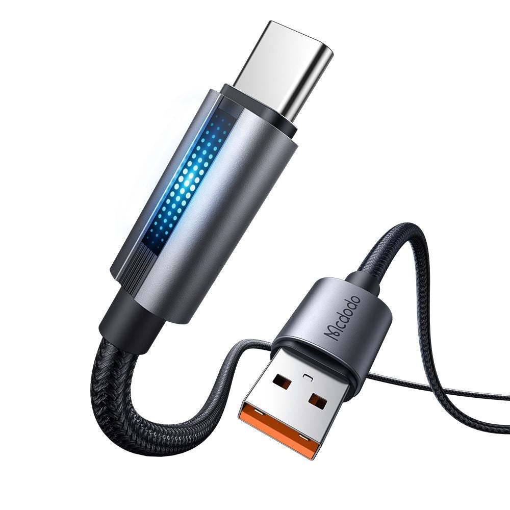 Кабел за данни и зареждане USB-A - USB-C McDodo CA-5180, 100W, 1.2m, Черен