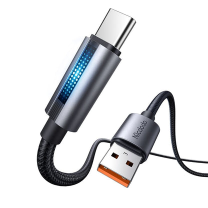 Кабел за данни и зареждане USB-A - USB-C McDodo CA-5180, 100W, 1.2m, Черен