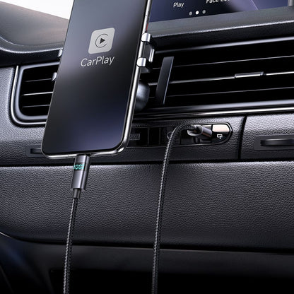 Кабел за данни и зареждане USB-A - USB-C McDodo CA-6520 Display, 100W, 1.2m, Черен