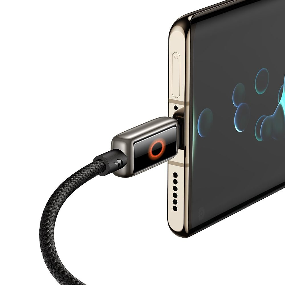 Кабел за данни и зареждане USB-A - USB-C McDodo CA-6650 Auto Power Off, 100W, 1.2m, Черен