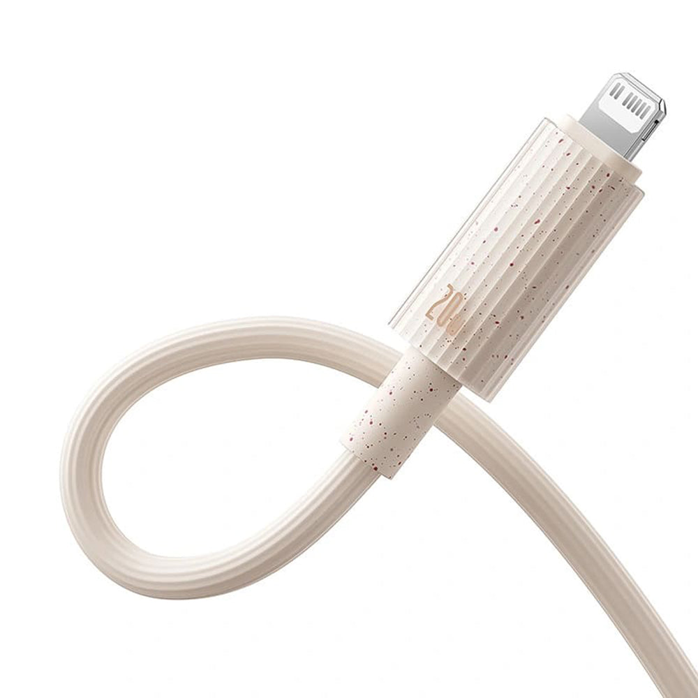 USB-C to Lightning Data and Charging Cable - Baseus Habitat, 20W, 1m, Green P10360201631-00