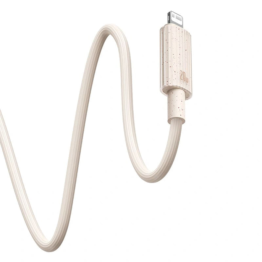 USB-C to Lightning Data and Charging Cable - Baseus Habitat, 20W, 1m, Green P10360201631-00