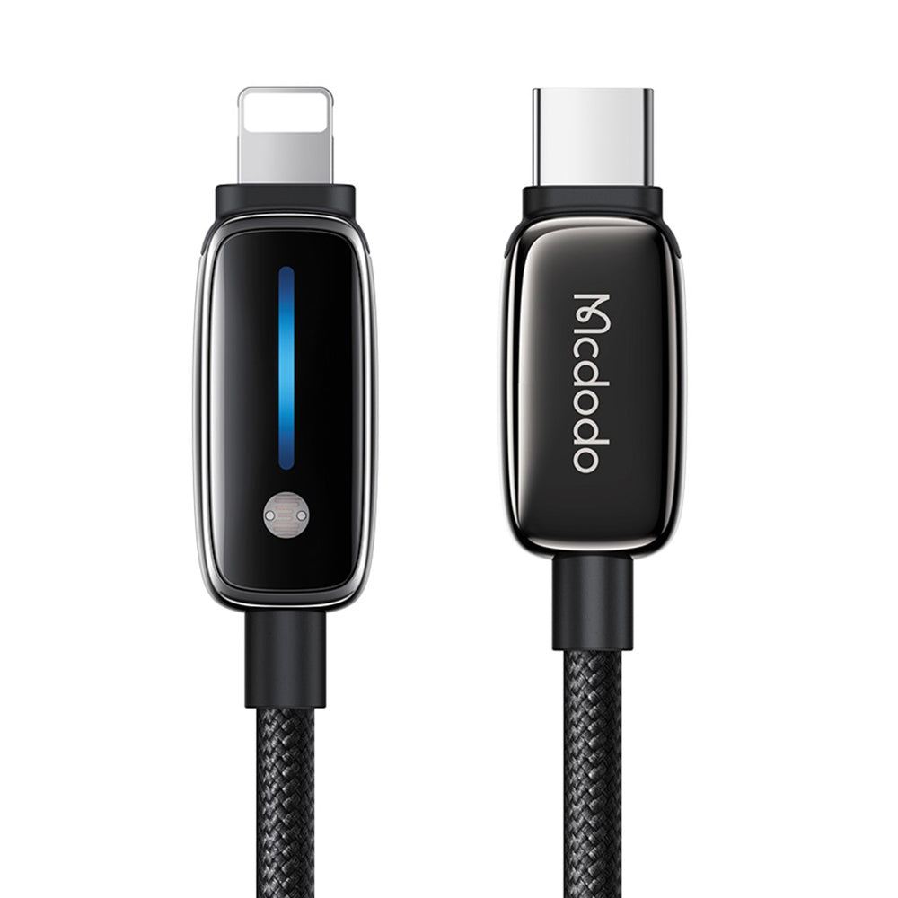 Кабел за данни и зареждане USB-C - Lightning McDodo CA-0050, 36W, 1.2m, Черен