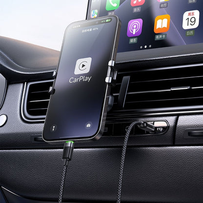 Кабел за данни и зареждане USB-C - Lightning McDodo CA-2010 Self Winding, 36W, 1.2m, Черен