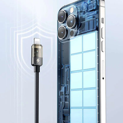 Кабел за данни и зареждане USB-C - Lightning McDodo CA-3160 Auto Power Off, 36W, 1.2m, Черен