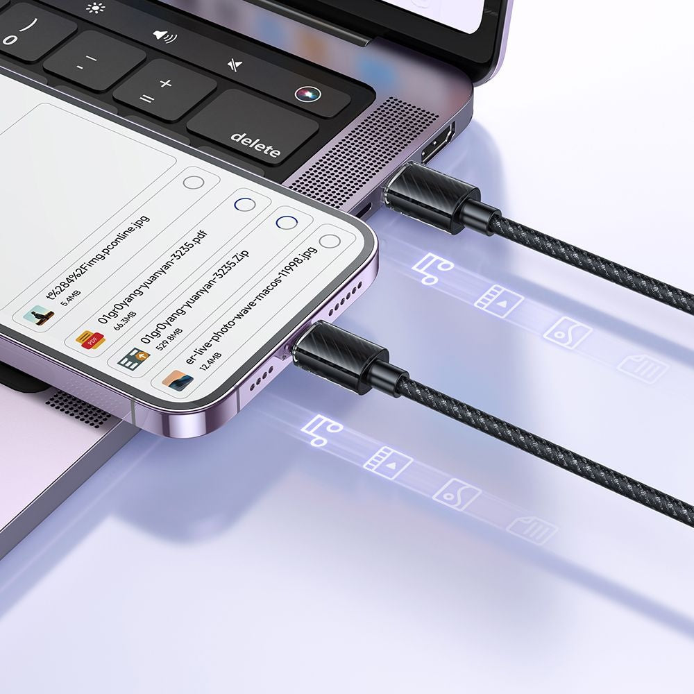 Кабел за данни и зареждане USB-C - Lightning McDodo CA-3660, 36W, 1.2m, Черен