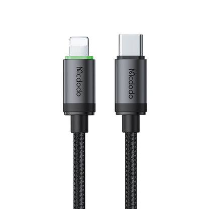 Кабел за данни и зареждане USB-C - Lightning Mcdodo CA-4820, 36W, 1м, Черен
