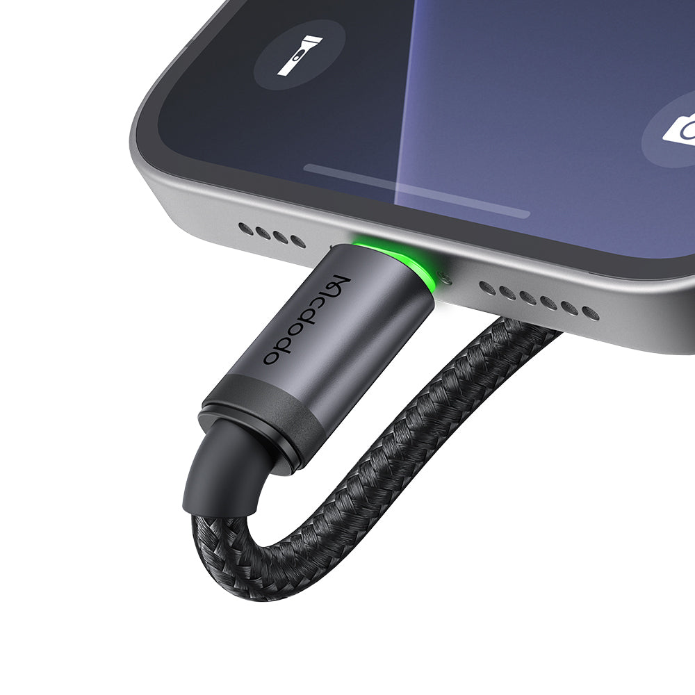 Кабел за данни и зареждане USB-C - Lightning Mcdodo CA-4820, 36W, 1м, Черен