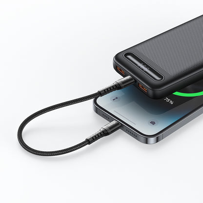 Кабел за данни и зареждане USB-C - Lightning McDodo CA-5631, 36W, 1m, Черен