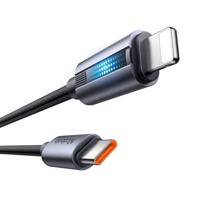 Кабел за данни и зареждане USB-C - Lightning McDodo CA-5710, 36W, 1.2m, Черен