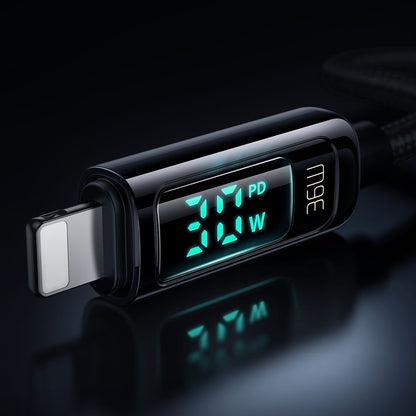 Кабел за данни и зареждане USB-C - Lightning McDodo CA-8810 Display, 36W, 1.2m, Черен