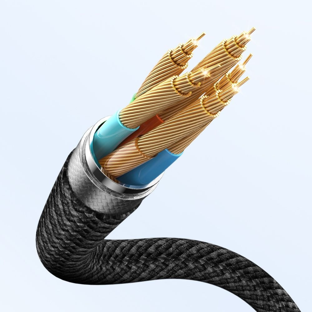 Кабел за зареждане USB-C - Lightning / USB-C / QI McDodo CA-4940 O 3в1, 100W, 1.2m, Черен