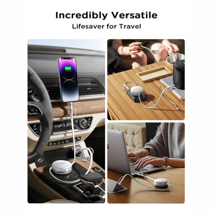 USB-C / USB-A Data and Charging Cable - USB-C / Lightning Lisen, 60W, 1m, White YL0123030001