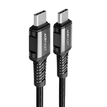 Кабел за данни и зареждане USB-C - USB-C Acefast C1-03, 60W, 1.2m, Черен