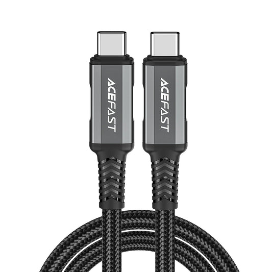 Кабел за данни и зареждане USB-C - USB-C Acefast C1-09, 240W, 1m, Сив