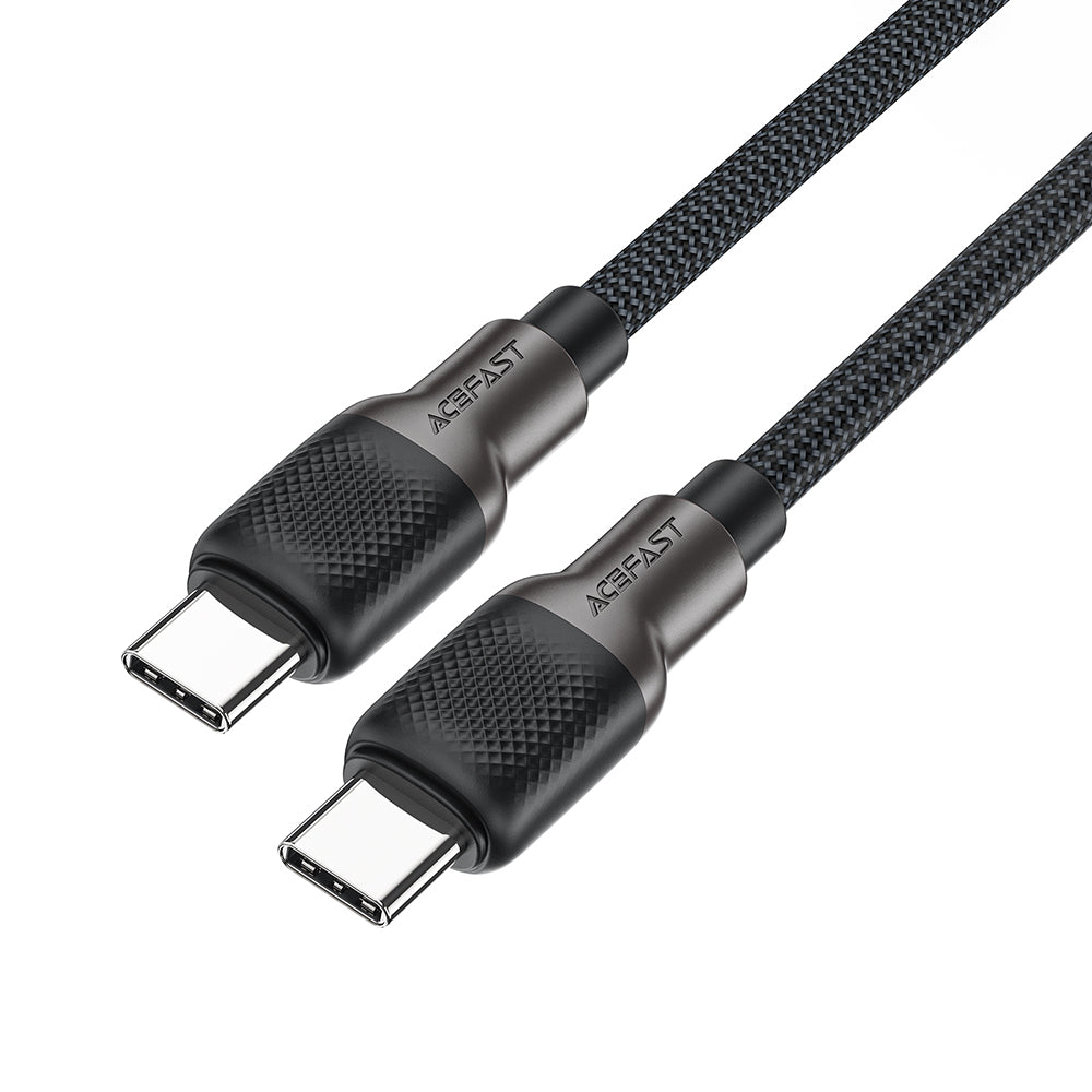 Кабел за данни и зареждане USB-C - USB-C Acefast C10-03, 60W, 1.2m, Черен