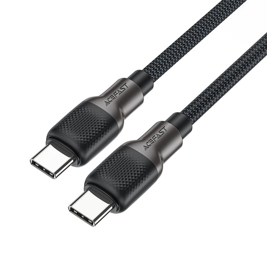 Кабел за данни и зареждане USB-C - USB-C Acefast C10-03, 60W, 1.2m, Черен