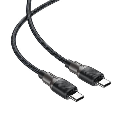 Кабел за данни и зареждане USB-C - USB-C Acefast C10-03, 60W, 1.2m, Черен