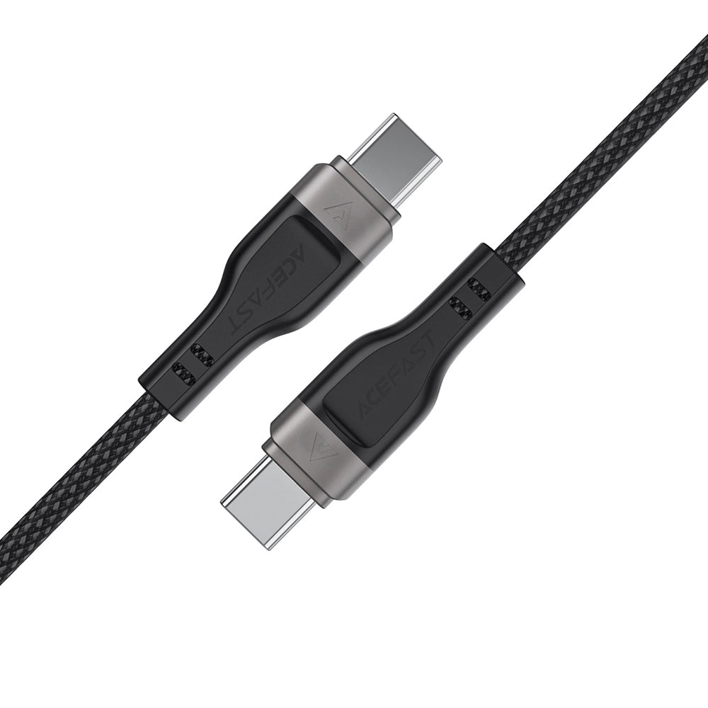 Кабел за данни и зареждане USB-C - USB-C Acefast C11-03, 60W, 1.2m, Черен