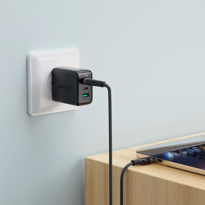 Кабел за данни и зареждане USB-C - USB-C Acefast C11-03, 60W, 1.2m, Черен