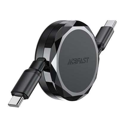 USB-C Data and Charging Cable - USB-C Acefast C13-03, 60W, 0.8m, Black