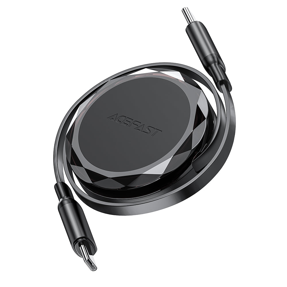 USB-C Data and Charging Cable - USB-C Acefast C13-03, 60W, 0.8m, Black