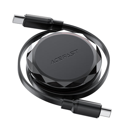 USB-C Data and Charging Cable - USB-C Acefast C13-03, 60W, 0.8m, Black