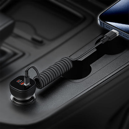 Кабел за данни и зареждане USB-C - USB-C Acefast C14-03, 60W, 1.2m, Черен