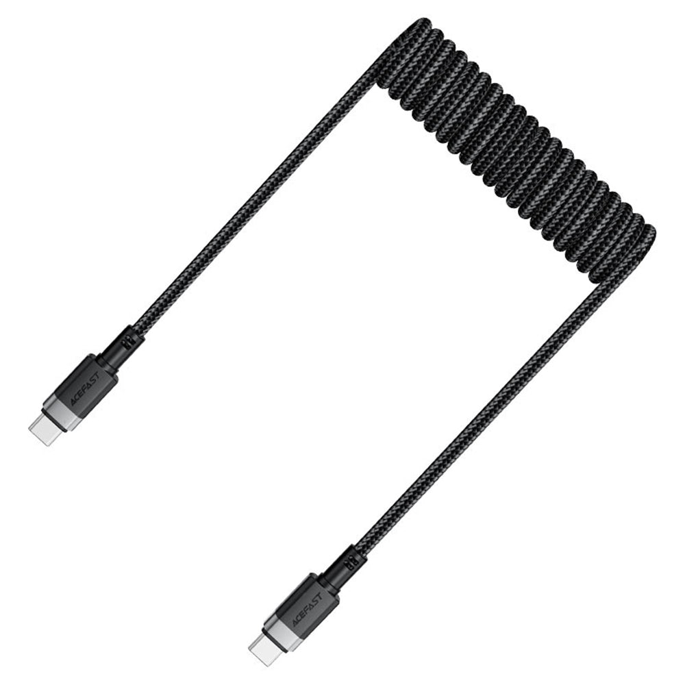 Кабел за данни и зареждане USB-C - USB-C Acefast C14-03, 60W, 1.2m, Черен