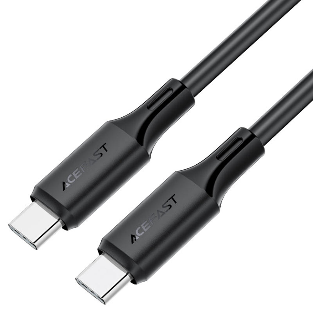 Кабел за данни и зареждане USB-C - USB-C Acefast C17-03, 60W, 1.2m, Черен