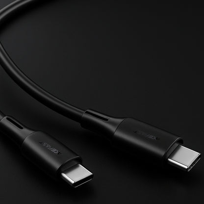 Кабел за данни и зареждане USB-C - USB-C Acefast C17-03, 60W, 1.2m, Черен